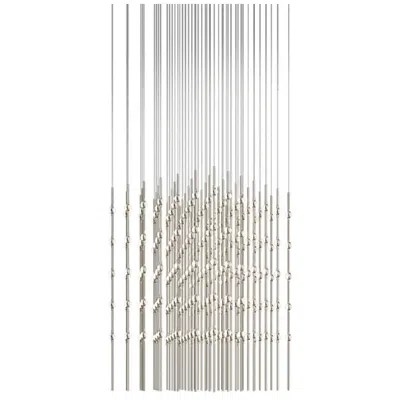 Sonneman Constellation Cosmic Cube 30"w Satin Nickel 2700k White Lens Led Penda