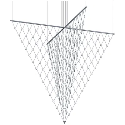 Sonneman Constellation Galaxy Matrix Arrow Led Pendant W/ 20' Cord - Satin Alumi