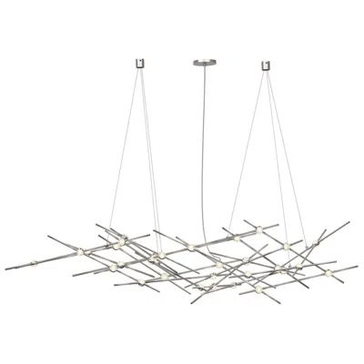 Sonneman Constellation Ursa Minor Chandelier - Satin Nickel - Clear Lens