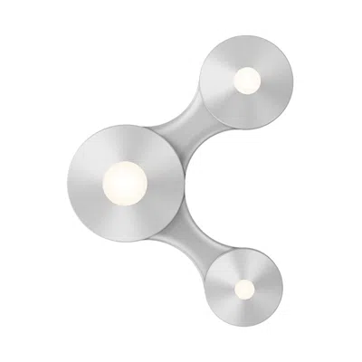 Sonneman Coral Surface Led Surface Mount - Bright Satin Aluminum
