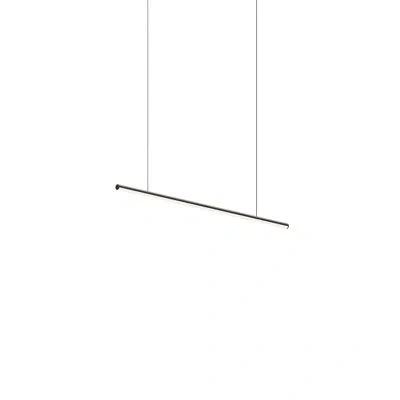 Sonneman Fino 1 - Light Simple Linear Led Pendant In Black