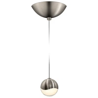 Sonneman Grapes 2.5" Wide Satin Nickel Small Dome Led Pendant