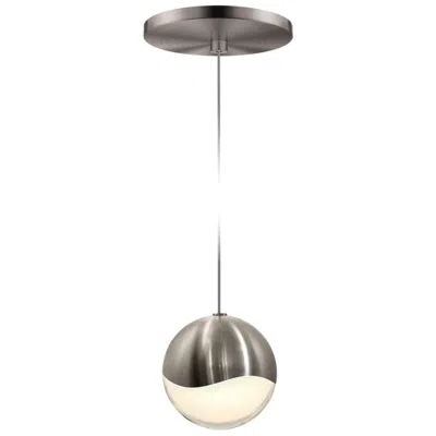 Sonneman Grapes 3 3/4" Wide Modern Satin Nickel Round Led Pendant