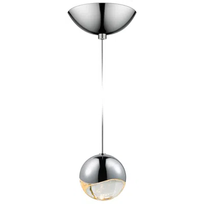 Sonneman Grapes 3.25" Wide Polished Chrome Medium Dome Led Pendant