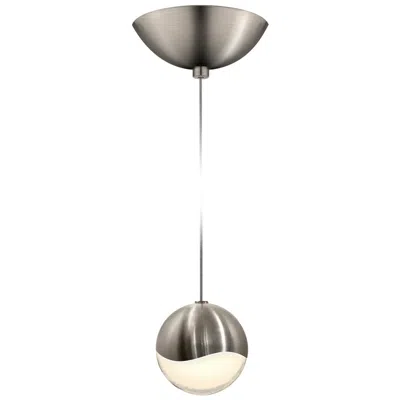 Sonneman Grapes 3.25" Wide Satin Nickel Medium Dome Led Pendant