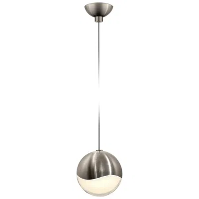 Sonneman Grapes 3.25" Wide Satin Nickel Medium Micro-dome Led Pendant