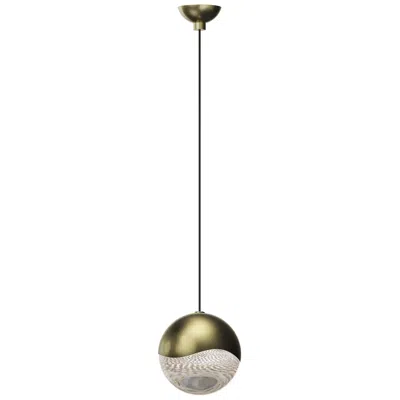 Sonneman Grapes 3.75" Wide Large Brass Micro-dome Led Pendant