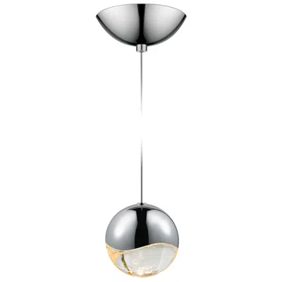 Sonneman Grapes 3.75" Wide Polished Chrome Large Dome Led Pendant