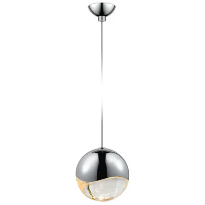Sonneman Grapes 3.75" Wide Polished Chrome Large Led Pendant With Micro-dome