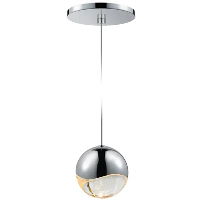 Sonneman Grapes 3.75" Wide Polished Chrome Large Round Led Pendant