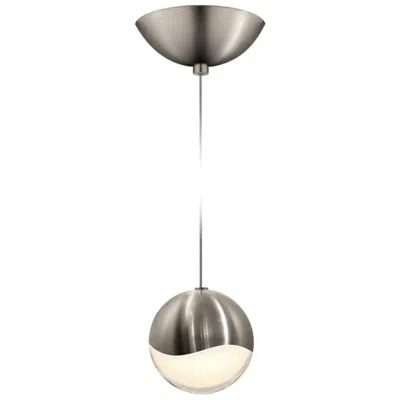 Sonneman Grapes 3.75" Wide Satin Nickel Large Dome Led Pendant