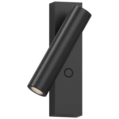Sonneman Haim 5 1/4" High Aimable Textured Black Led Modern Wall Lamp