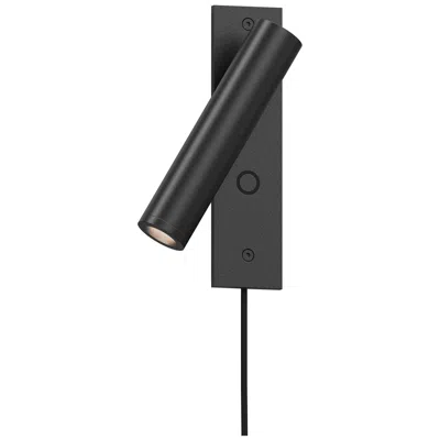 Sonneman Haim Aimable Textured Black Led Recessed Headboard Wall Lamp
