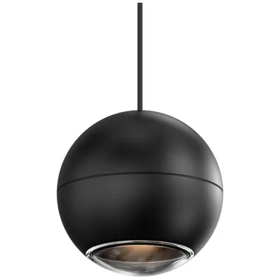 Sonneman Hemisphere 4.25" Textured Black Pendant