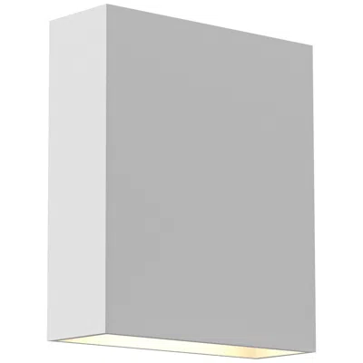 Sonneman Inside Out Flat Box 7" High White 2-led Outdoor Wall Light
