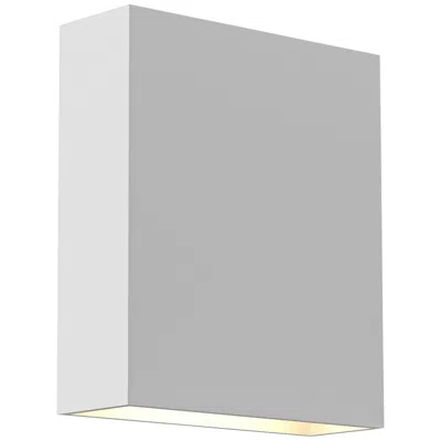 Sonneman Inside Out Flat Box 7" High White Led Outdoor Wall Light