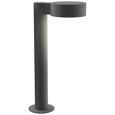 Sonneman Inside Out Reals 16" Led Bollard - Textured Gray - Place Cap And Plate