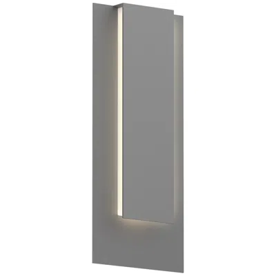 Sonneman Inside Out Reveal Tall 19" High Textured Gray Led Wall Sconce