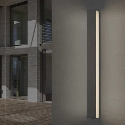 Sonneman Inside-out 1 - Light Led Flush Mounted Sconce In Textured Bronze
