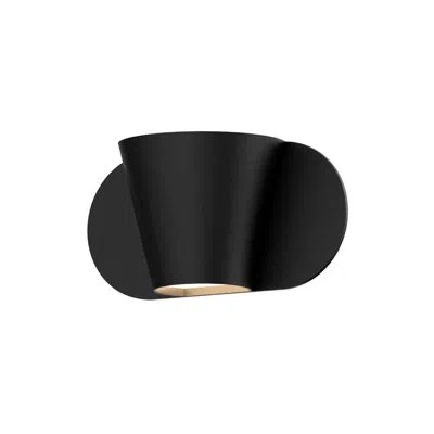 Sonneman Kaliko Sconce In Textured Black,black