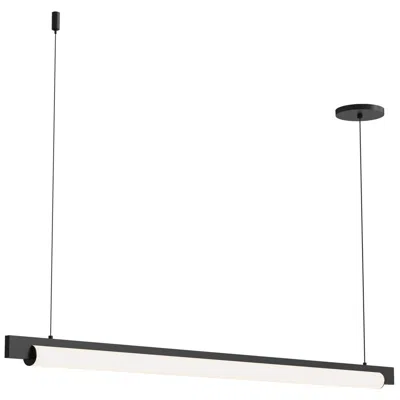 Sonneman Keel 44" Wide Satin Black Led Pendant