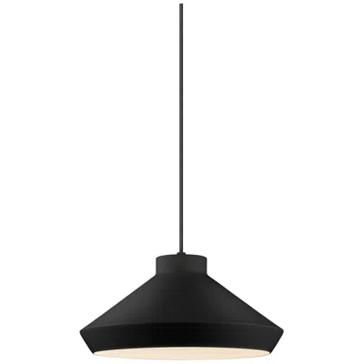 Sonneman Koma 16" Wide Satin Black Pendant