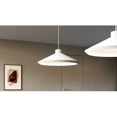 Sonneman Koma Edo Pendant - E26 Base In Satin White