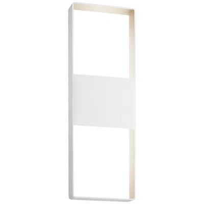 Sonneman Light Frames 21"h Textured White Led Outdoor Wall Light
