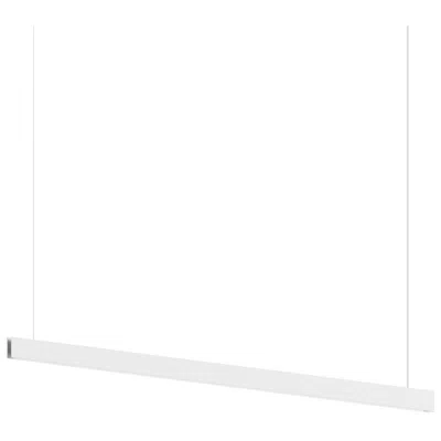 Sonneman Lithe 72 " Wide 2-sided  Textured White Pendant
