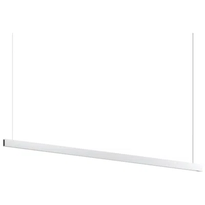 Sonneman Lithe 96 " Wide 2-sided  Natural Anodized Pendant