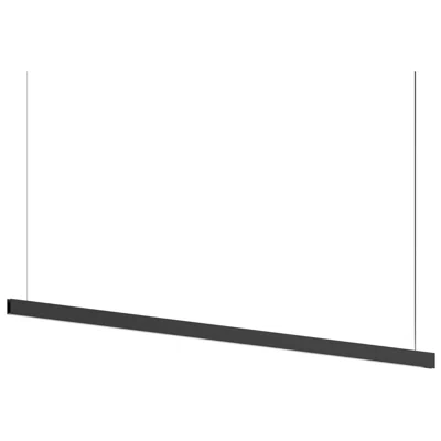 Sonneman Lithe 96 " Wide 2-sided  Textured Black Pendant
