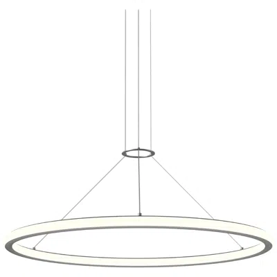 Sonneman Luna 36" Round Led Pendant W/ 20' Cord (2700k) - Satin Aluminum