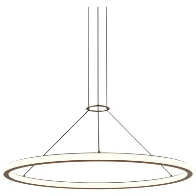 Sonneman Luna 36" Round Led Pendant W/ 20' Cord (3500k) Painted Brass
