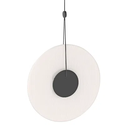 Sonneman Meclisse 9"w Satin Black With Etched Glass Led Mini Pendant