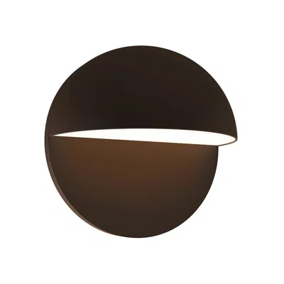 Sonneman Mezza Cupola™ 8" High Bronze Led Outdoor Wall Light