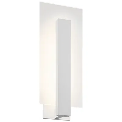 Sonneman Midtown 18" High Textured White Outdoor Led Wall Light
