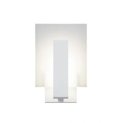 Sonneman Midtown Led Outdoor Wall Sconce - Short In Textured White