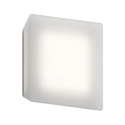 Sonneman Mist Square 6.5 " High   Clear Wall Sconce