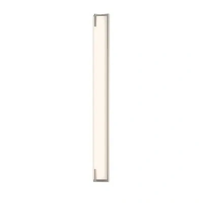 Sonneman New Edge 1-light Dimmable Led Bath Bar In Polished Chrome