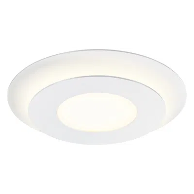 Sonneman Offset 16" Wide Textured Round Led Ceiling Light