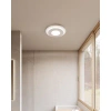 Sonneman Offset 1-light 20" Led Flush Mount In Textured White