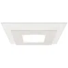 Sonneman Offset 20" Square Led Surface Mount - Textured White