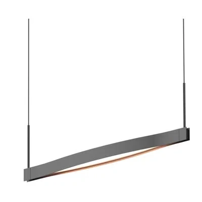 Sonneman Ola 1 - Light Kíchen Island Led Pendant In Satin Black