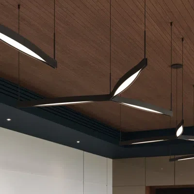 Sonneman Ola 3 - Light Kitchen Island Linear Led Pendant In Satin Black