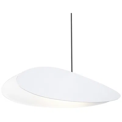 Sonneman Papillons 16" Wide Satin White Led Pendant Light