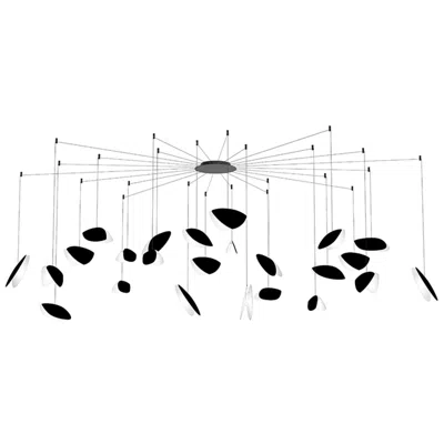 Sonneman Papillons 24-light Swag Led Pendant - Satin Black - Satin Black