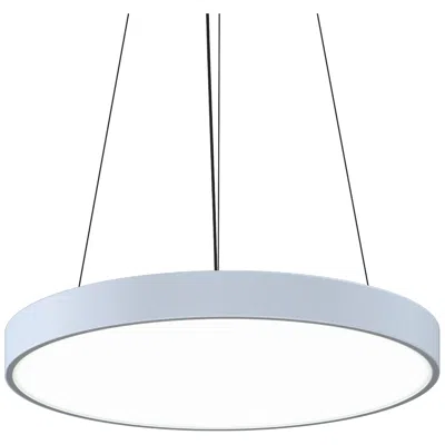 Sonneman Pi 24" Round Led Pendant W/20' Cord (3500k) - Satin White