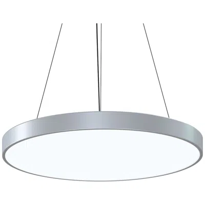 Sonneman Pi 30" Round Led Pendant W/20' Cord (3500k) - Satin Aluminum