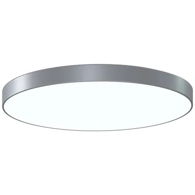 Sonneman Pi 30" Round Led Surface Mount - Bright Satin Aluminum