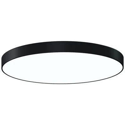 Sonneman Pi 30" Round Led Surface Mount - Satin Black